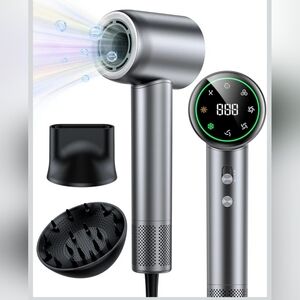 Hair Dryer, Blow Dryer with 200 Million Negative Ionic, 160000 RPM High Speed
